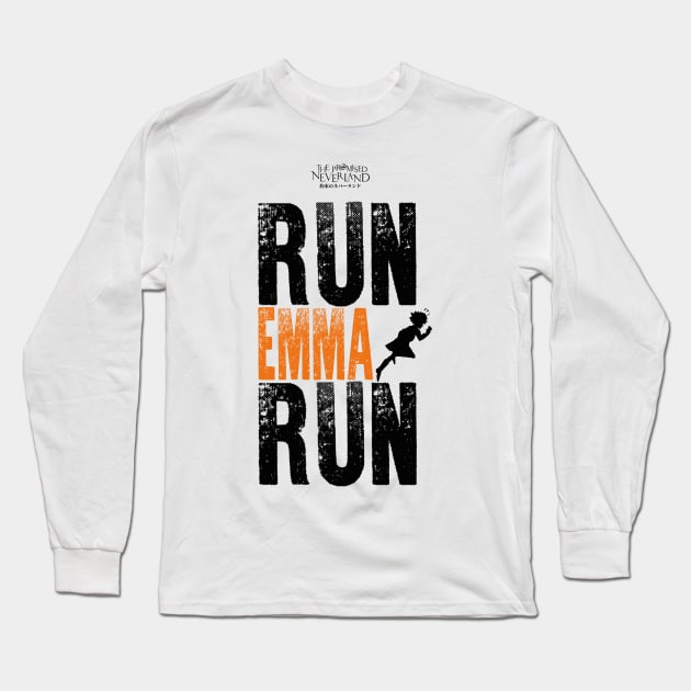 THE PROMISED NEVERLAND: RUN EMMA RUN (V2) Long Sleeve T-Shirt by FunGangStore